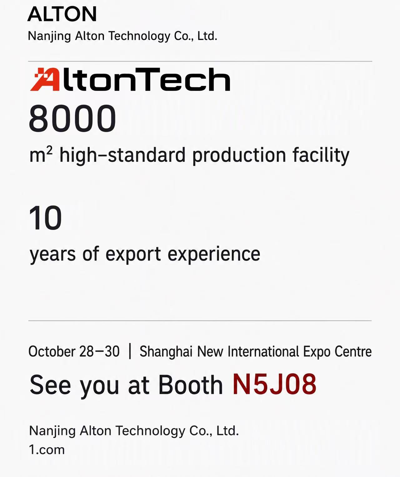 Nanjing Alton at Interclean Shanghai 2026